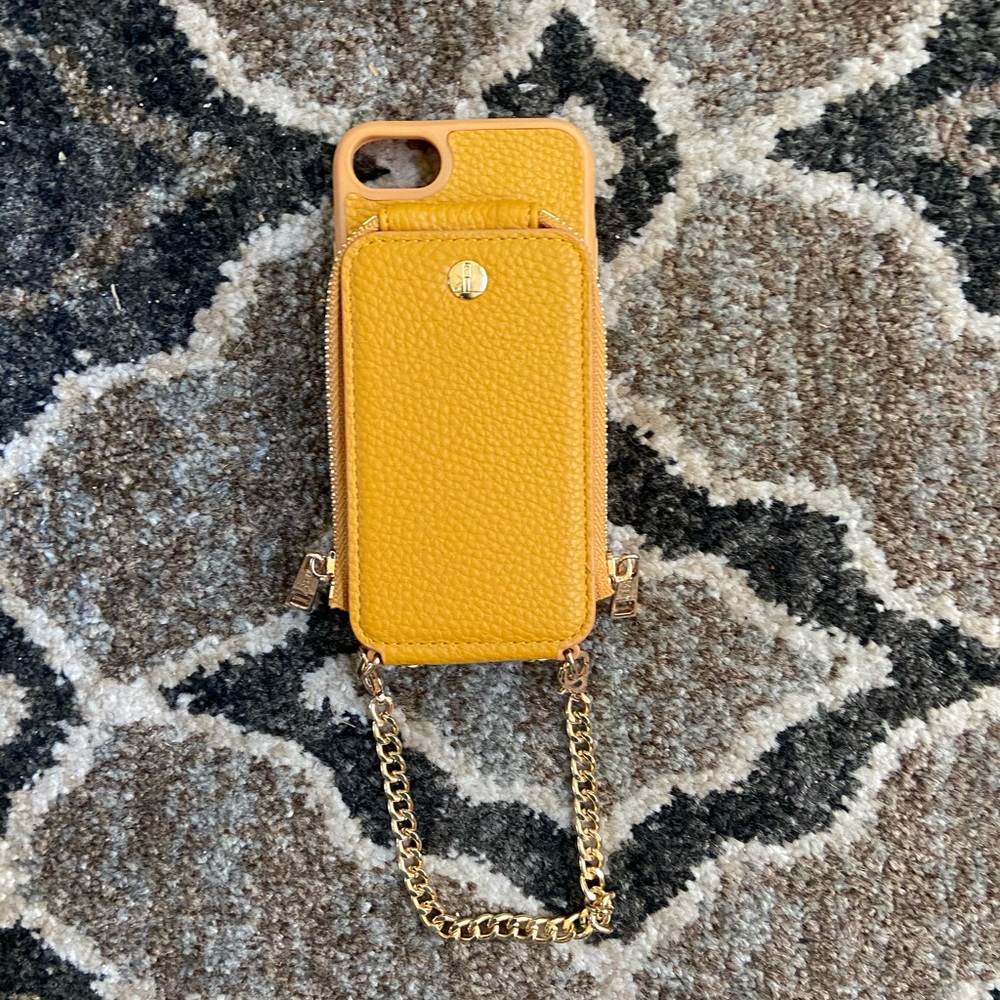 Yellow iPhone 7 & 8 compartment case